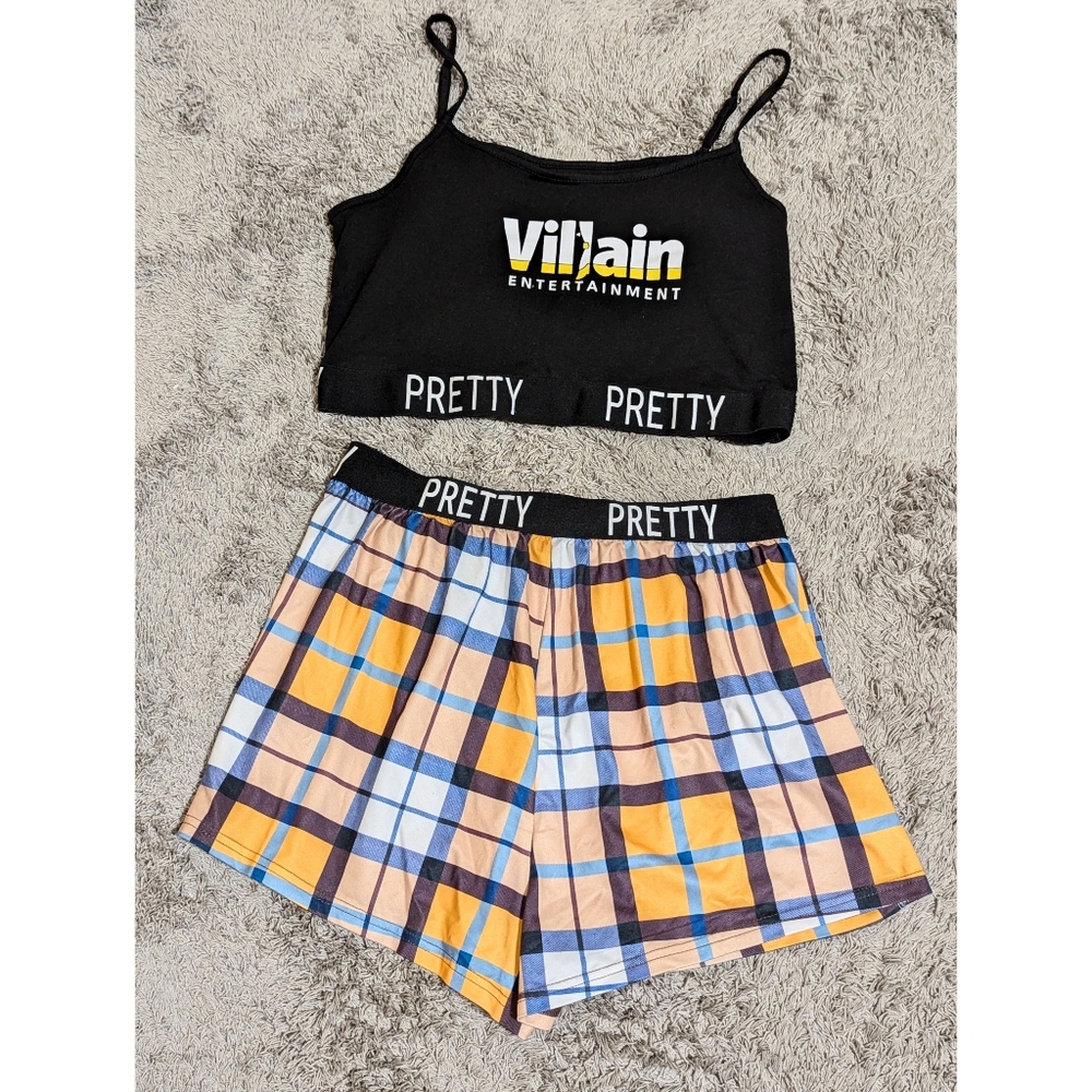 Temu pretty villain pajamas/lounge wear | Size XL